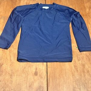 Hanna Andersson Deep Blue Long Sleeve Rashguard - 4T